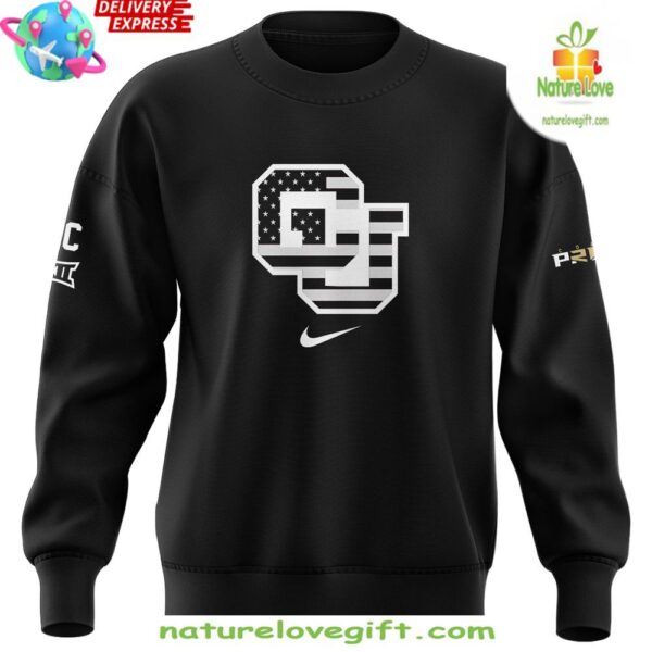 Colorado Buffaloes Coach Sweatshirt American Flag Prime