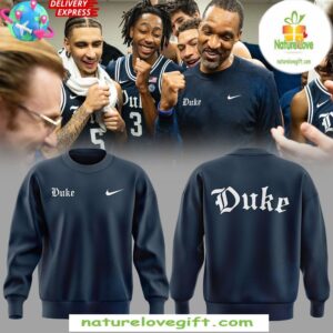 Duke Basketball Chris Coach Navy Sweatshirt for Men