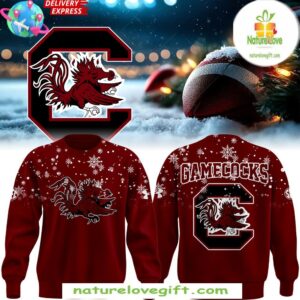 Gamecocks Sweatshirt South Carolina Snowflake Christmas Edition