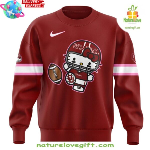 Hello Kitty Oklahoma Sooners Sweatshirt Special Edition