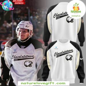 Hershey Bears Chocolatetown USA Sweatshirt Hockey Fan Apparel