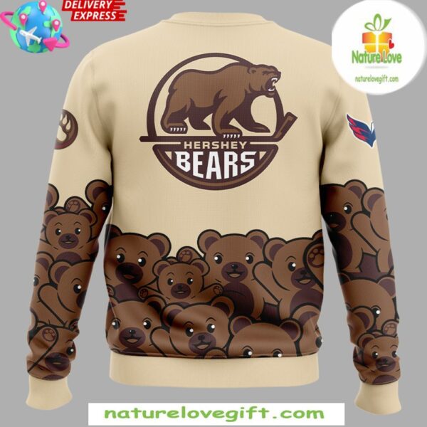 Hershey Bears Christmas Sweatshirt Holiday Fan Gift