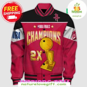 Houston Rockets Champions Varsity Jacket NBA Fan Gear
