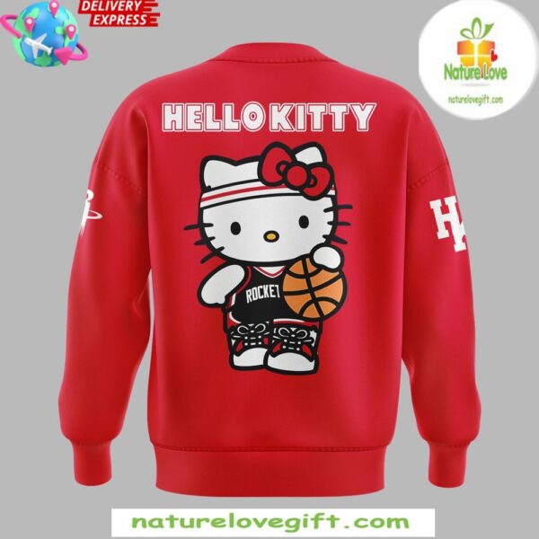 Houston Rockets Hello Kitty Red Sweatshirt Night Edition
