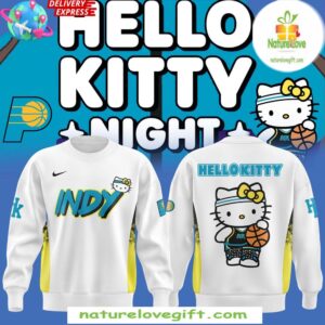 Indiana Pacers Hello Kitty Night Sweatshirt NBA Collaboration