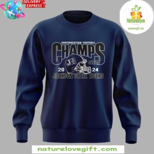 Jackson State Tigers 2024 SWAC Football Champions Sweatshirt
