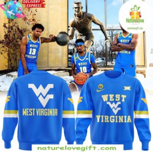 Jerry West 44 West Virginia Mountaineers Basketball Sweatshirt