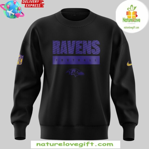 John Harbaugh Ravens Sweatshirt Baltimore Football Coach Hoodie
