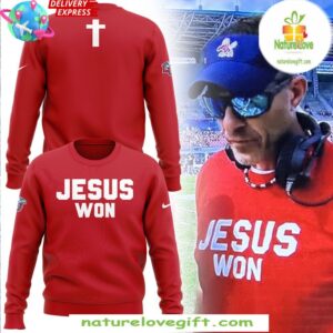 Liberty Flames Jesus Won Football Sweatshirt