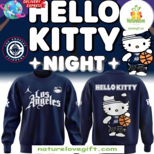 Los Angeles Clippers Hello Kitty Sweatshirt Limited Edition NBA Night