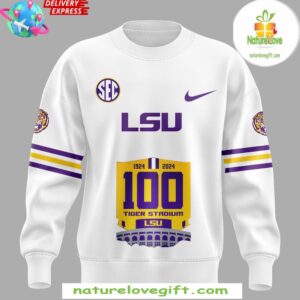 LSU Tigers 100 Tiger Stadium Special Edition Sweatshirt