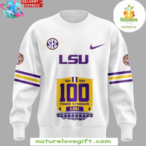 LSU Tigers Sweatshirt 100 Tiger Stadium Special Edition