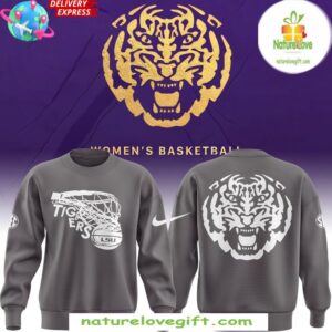 LSU Tigers Womens Basketball Grey Sweatshirt