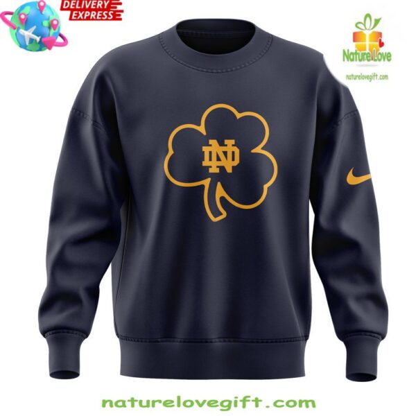 Marcus Freeman Notre Dame Clover Sweatshirt Football Coach Apparel