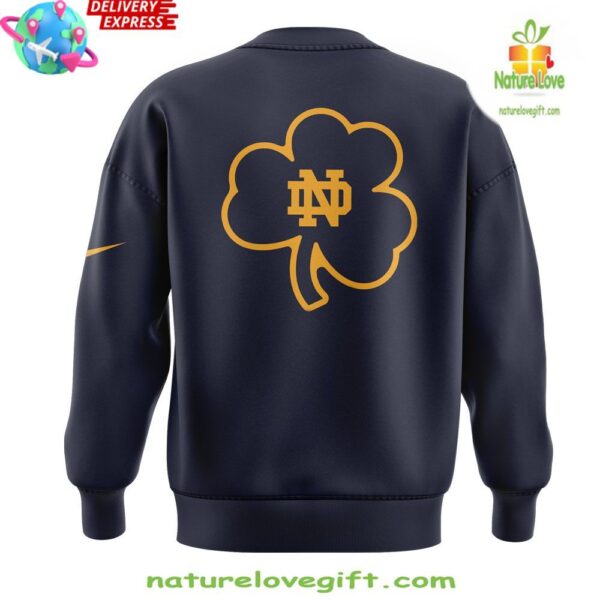 Marcus Freeman Notre Dame Clover Sweatshirt Football Coach Apparel