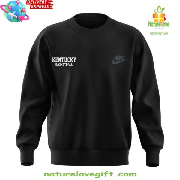 Mark Pope Kentucky Wildcats Black Nike Basketball Sweatshirt