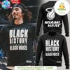 Miami Heat 2025 Black Excellence Sweatshirt NBA Fan Gear
