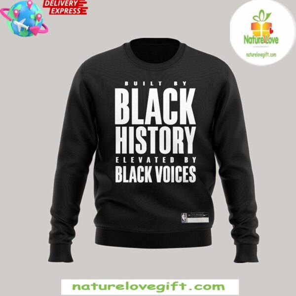 Miami Heat 2025 Black Excellence Sweatshirt NBA Fan Gear