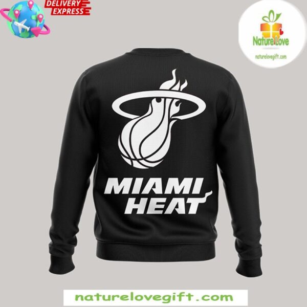 Miami Heat 2025 Black Excellence Sweatshirt NBA Fan Gear
