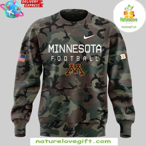 Minnesota Golden Gophers 2025 Military Appreciation Sweatshirt