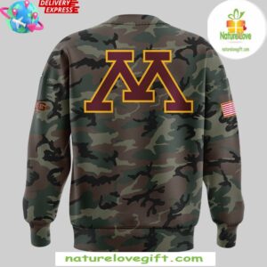 Minnesota Golden Gophers Military Appreciation 2024 Sweatshirt