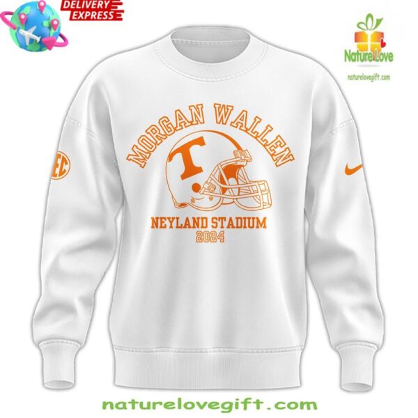 Morgan Wallen Tennessee Neyland Stadium 2025 Sweatshirt White