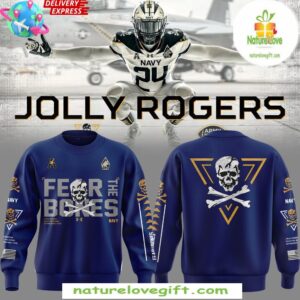 Navy Midshipmen Fear The Bones Sweatshirt Navy Fan Apparel