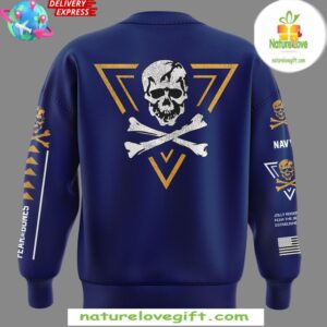 Navy Midshipmen Fear The Bones Special Navy Sweatshirt