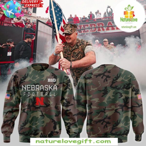 Nebraska Cornhuskers 2025 Military Appreciation Sweatshirt