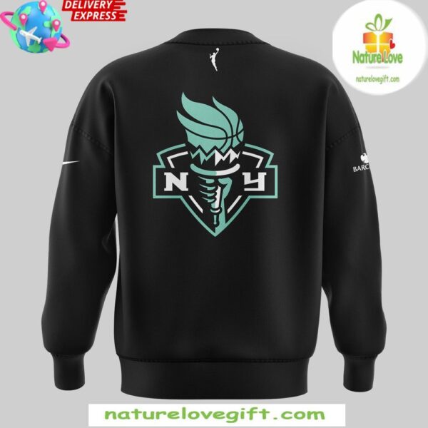 New York Liberty Womens Sports 2025 Black Sweatshirt Everyone Watches