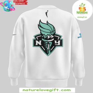 New York Liberty Everyone Watches Womens Sports 2024 White Sweatshirt