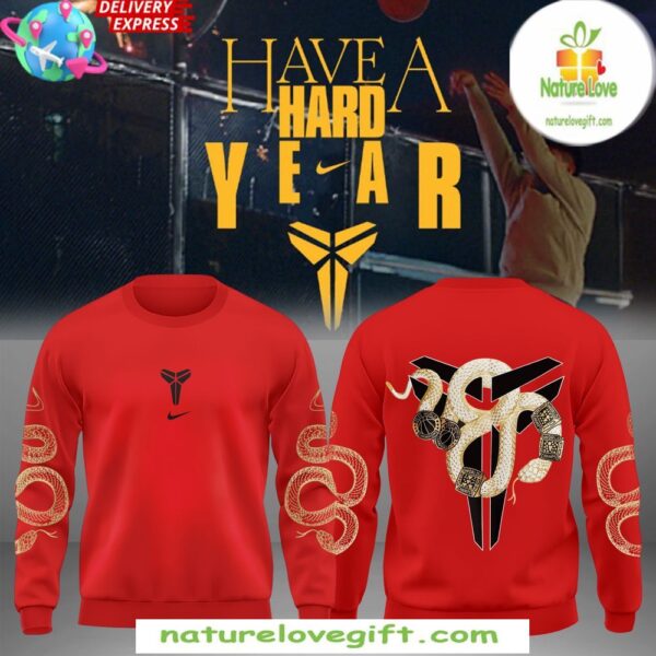 Nike Kobe Red Sweatshirt Year of the Mamba