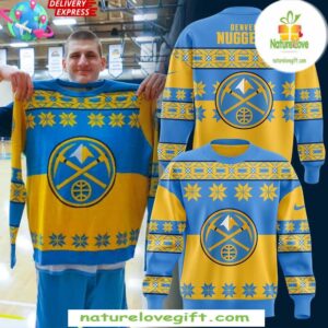 Nikola Jokic Denver Nuggets Holiday Sweatshirt Happy Special