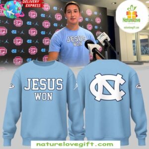 North Carolina Tar Heels Jesus Won Sweatshirt NCAA Fan Apparel