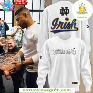 Notre Dame Fighting Irish Marcus Freeman Crewneck Sweatshirt