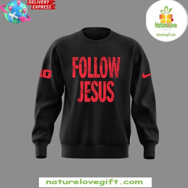Ohio State Buckeyes 2025 Black Jesus Sweatshirt