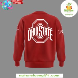 Ohio State Buckeyes Follow Jesus 2024 Red Sweatshirt