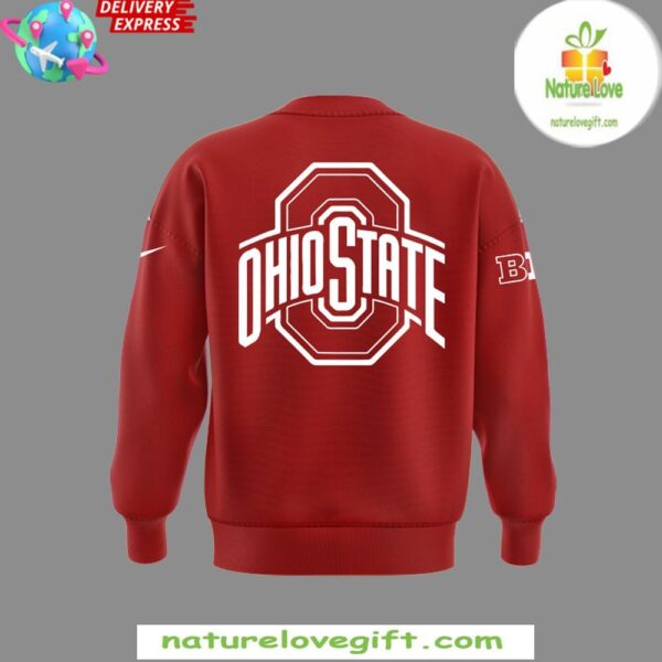 Ohio State Buckeyes 2025 Jesus Red Sweatshirt