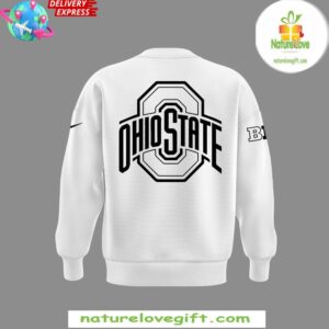Ohio State Buckeyes Follow Jesus 2024 White Sweatshirt