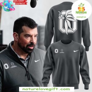 Ohio State Ryan Day Grey Football Sweatshirt