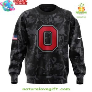 Ohio State The Wild Salute to Service Special Black Sweatshirt