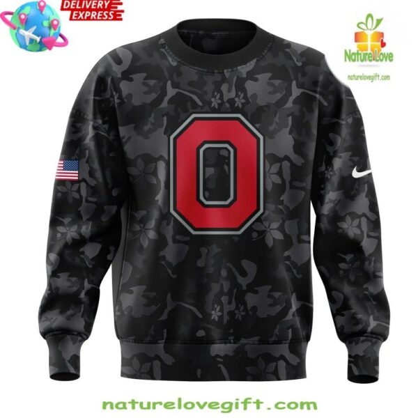 Ohio State Salute to Service Black Sweatshirt Wild Special Edition