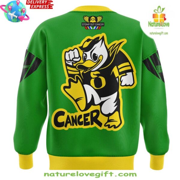 Oregon Ducks 2025 Green Cancer Awareness Sweatshirt