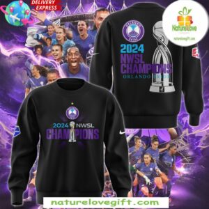 Orlando Pride 2025 NWSL Champions Black Sweatshirt