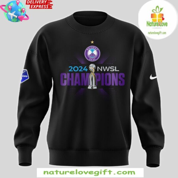 Orlando Pride 2025 NWSL Champions Black Sweatshirt
