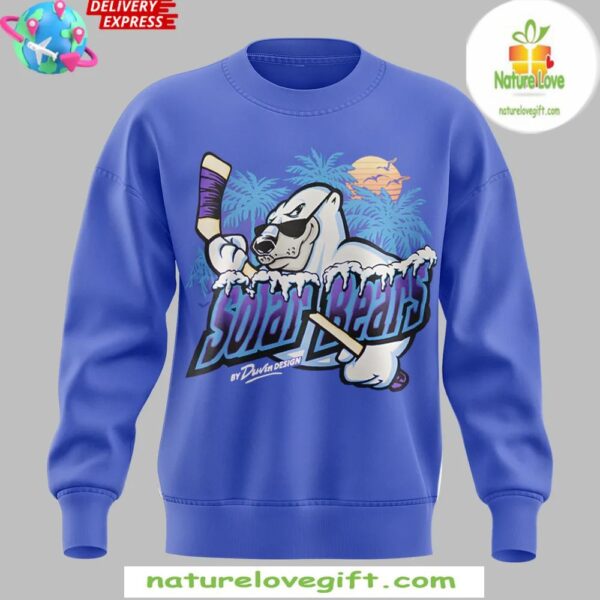 Orlando Solar Bears 90s Retro Sweatshirt Hockey Throwback Fan Apparel