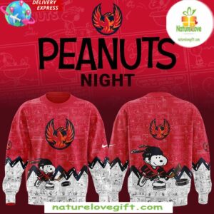 Peanuts 75th Anniversary Coachella Valley Firebirds Sweatshirt