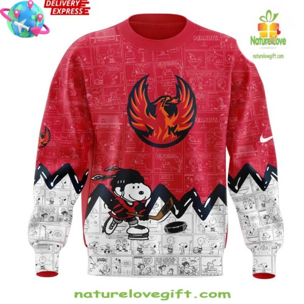 Peanuts 75th Anniversary Coachella Valley Firebirds Sweatshirt