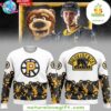 Providence Bruins White Teddy Bear Sweatshirt