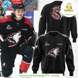 Rouyn-Noranda Huskies 2025 Black Hoodie Sweatshirt